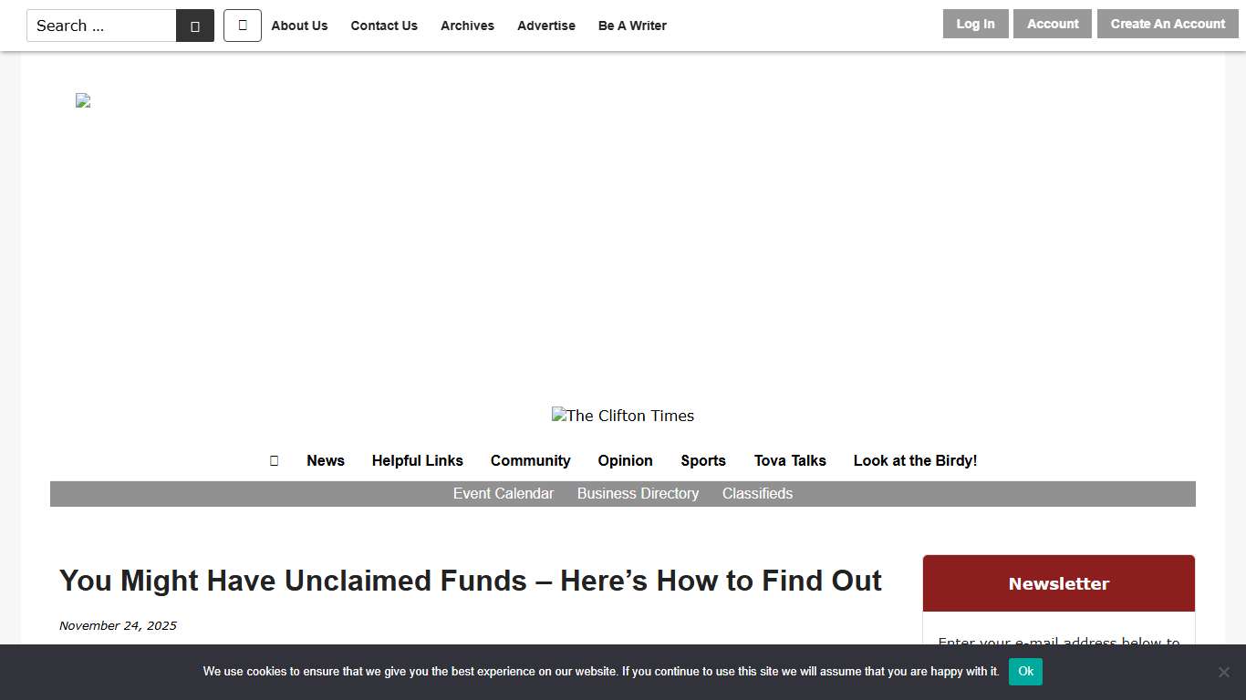 You Might Have Unclaimed Funds – Here’s How to Find Out - The Clifton Times